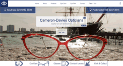 Desktop Screenshot of cameron-davies.com